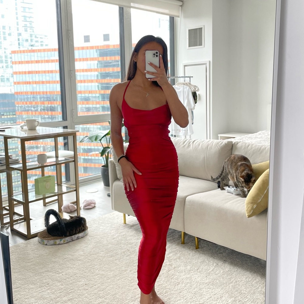 Long Red Dress